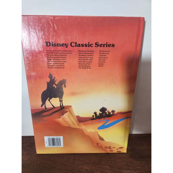 Vintage 1992 Disney Hardcover Aladdin book - Picture 2 of 3